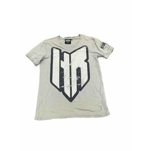 Headrush Brand Tee ‎ Large  VNeck Short Sleeve Big Logo Front And Back